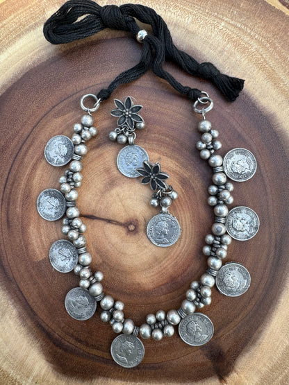 Antique Oxidized Necklace